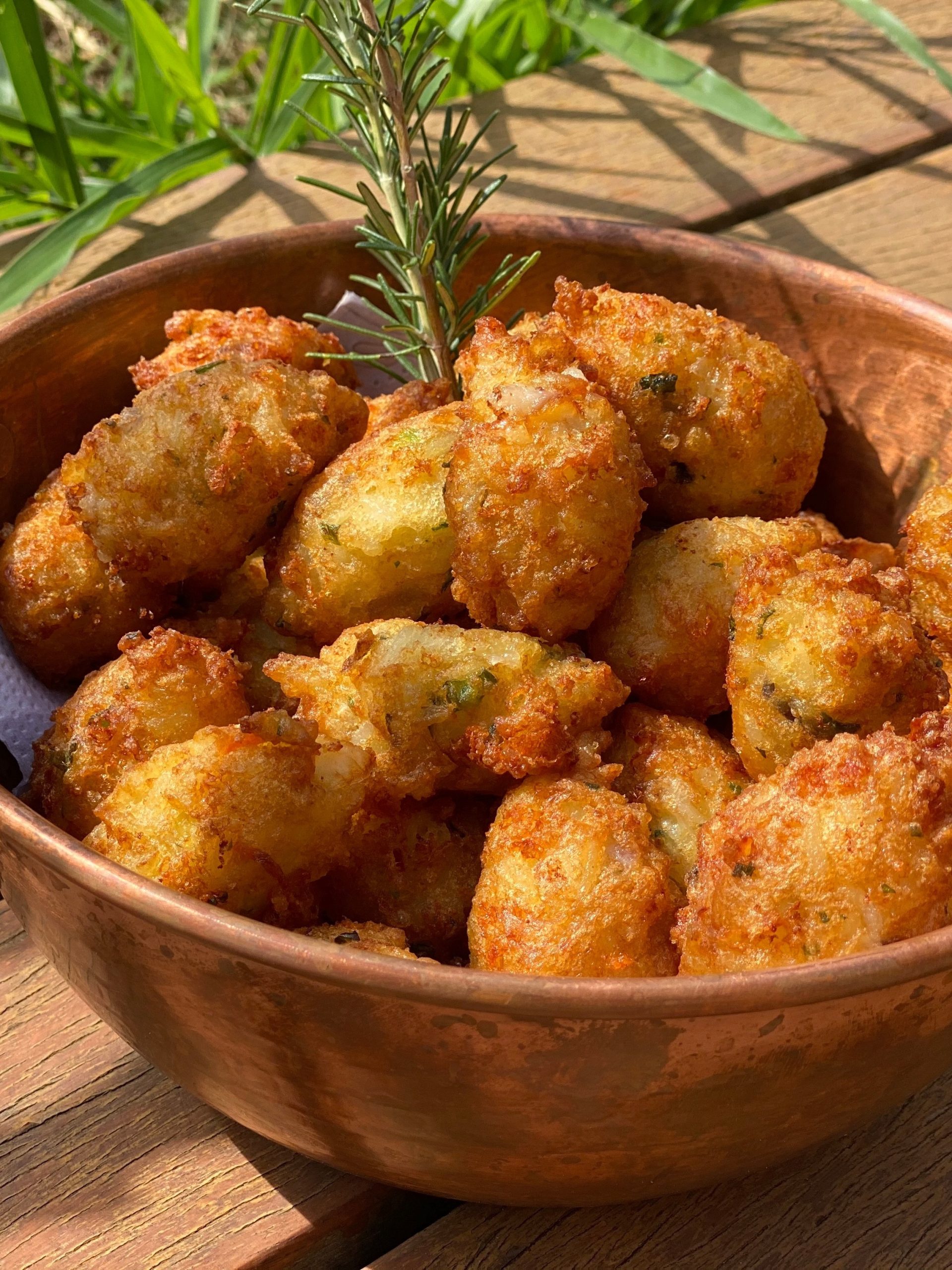 como fazer bolinho de arroz