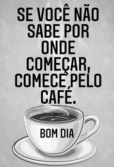 bom dia com café