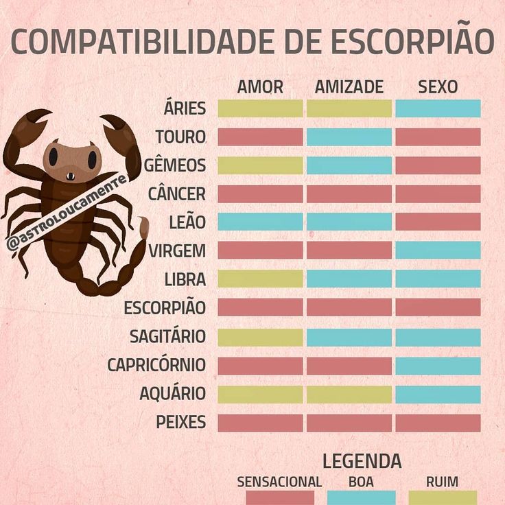 escorpião combina com qual signo