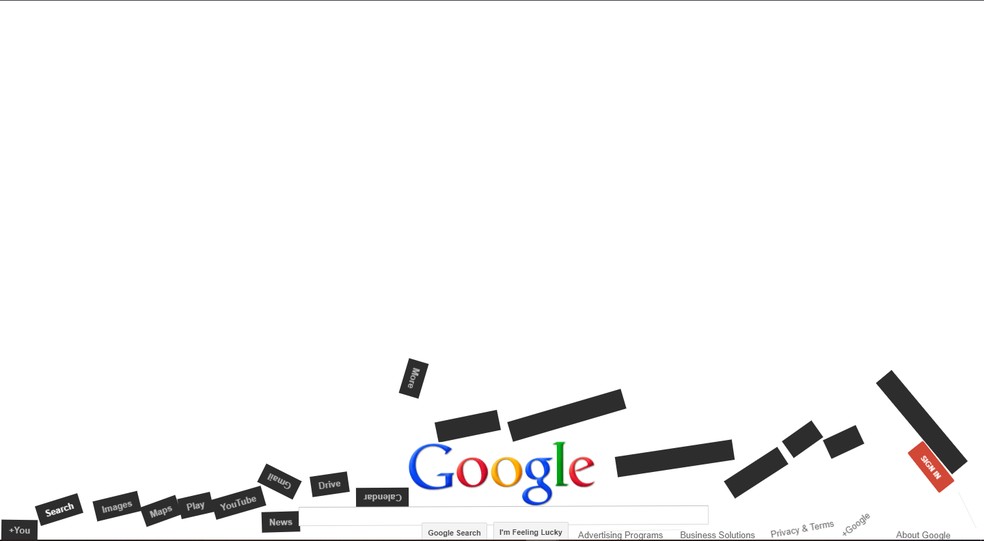 google gravity estou com sorte