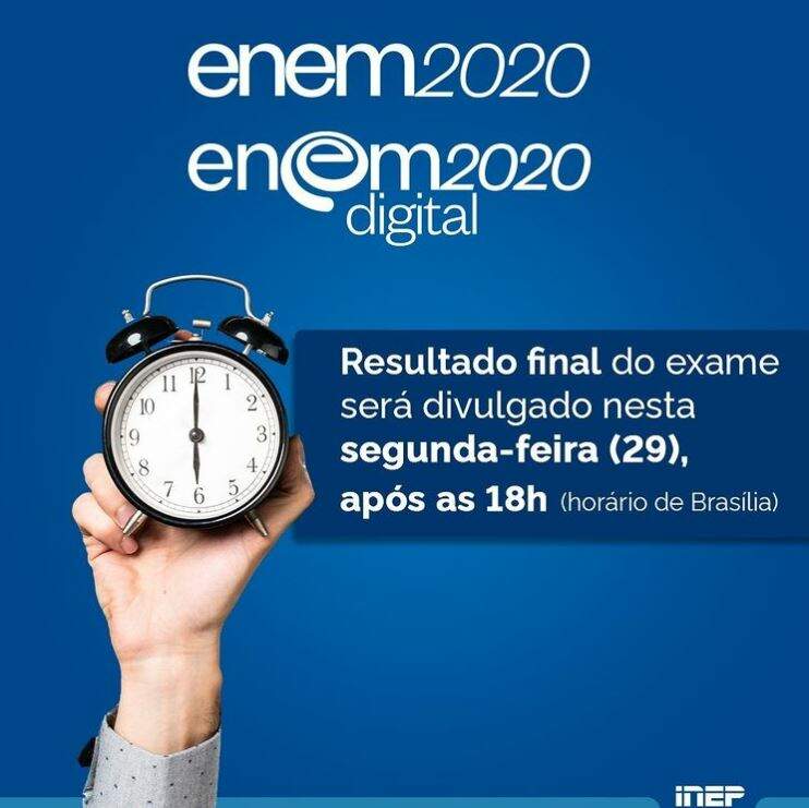 quando sai o resultado do enem