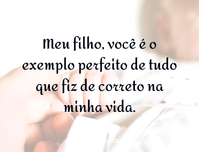 frases para foto com filho