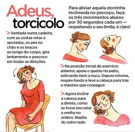 como acabar com torcicolo em 30 segundos