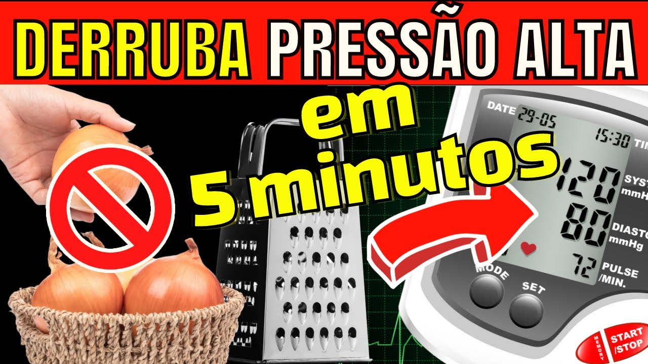 como baixar a pressão alta em 5 minutos