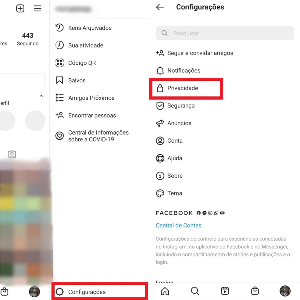 como desbloquear alguém no instagram