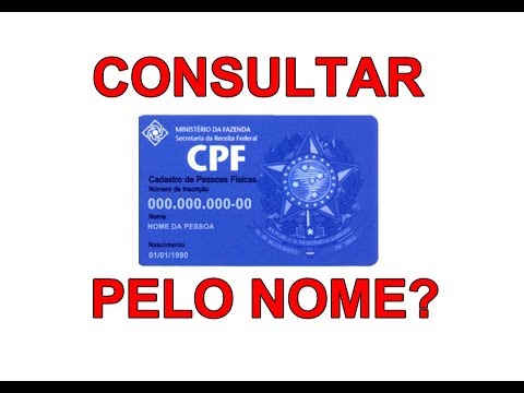 como descobrir cpf pelo nome