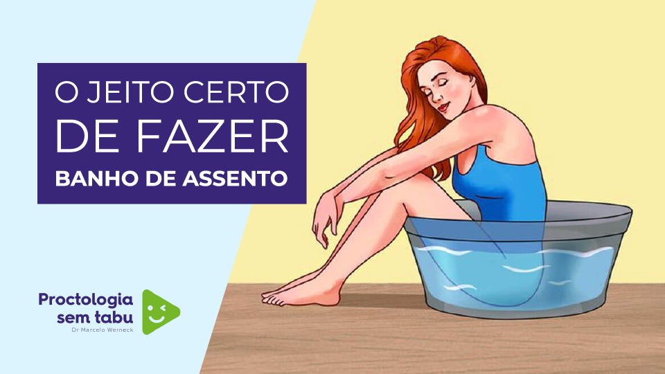 como fazer banho de assento