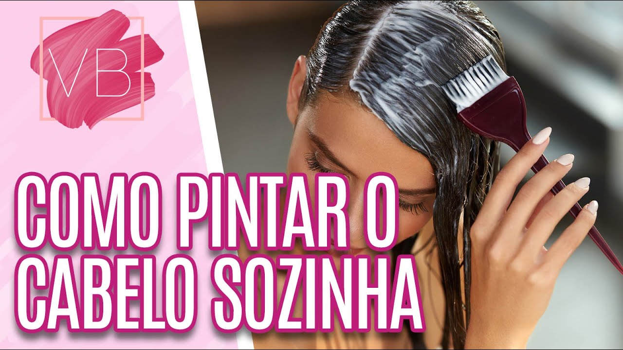 como pintar o cabelo