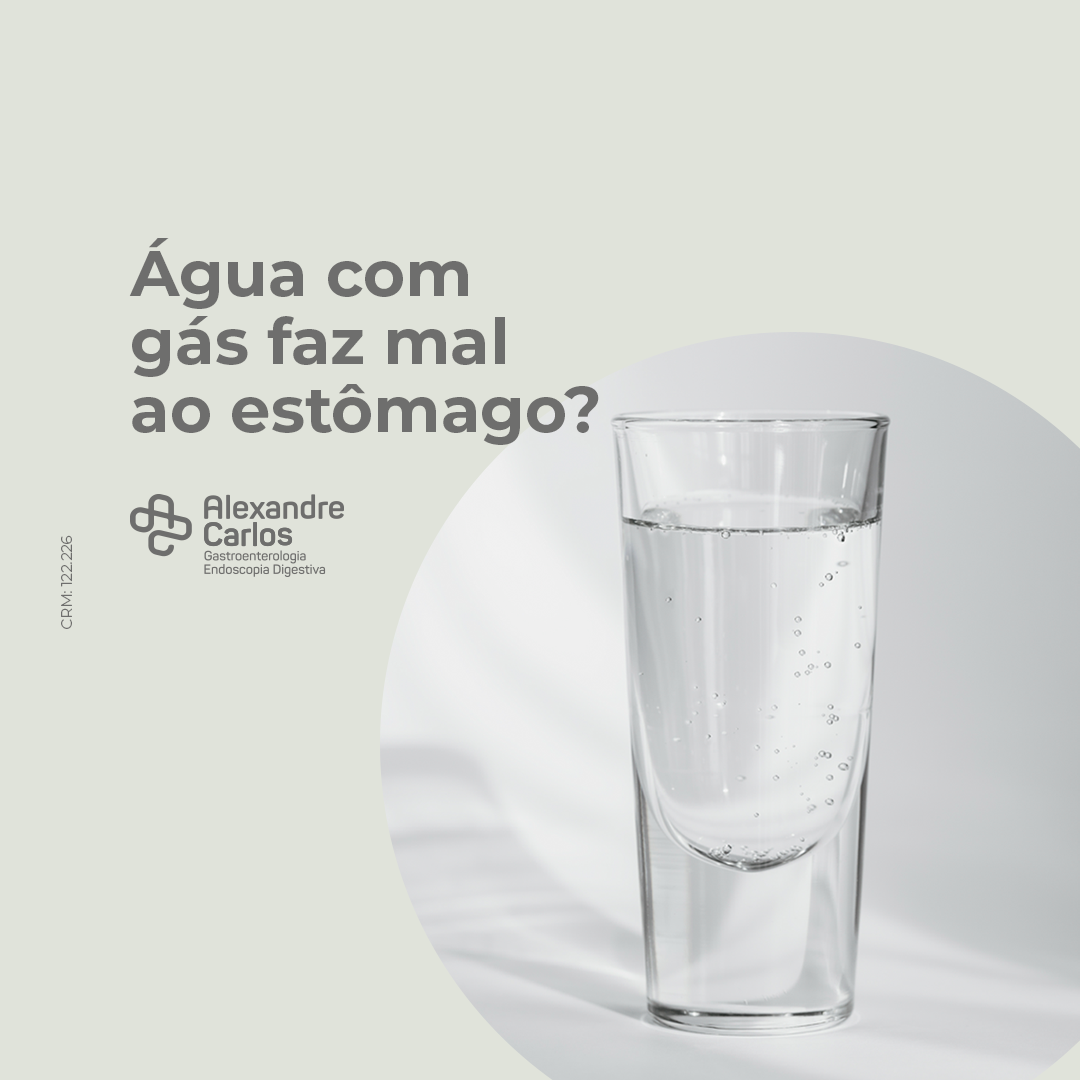 agua com gas faz mal