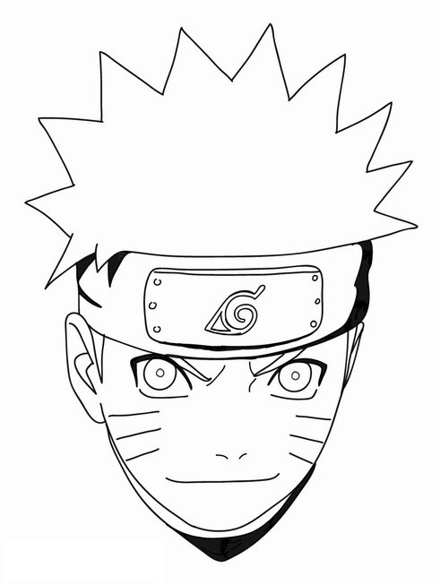 como desenhar o naruto