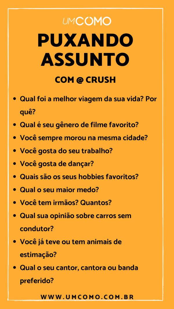 Quais são os assuntos ideais para conversar com o crush?