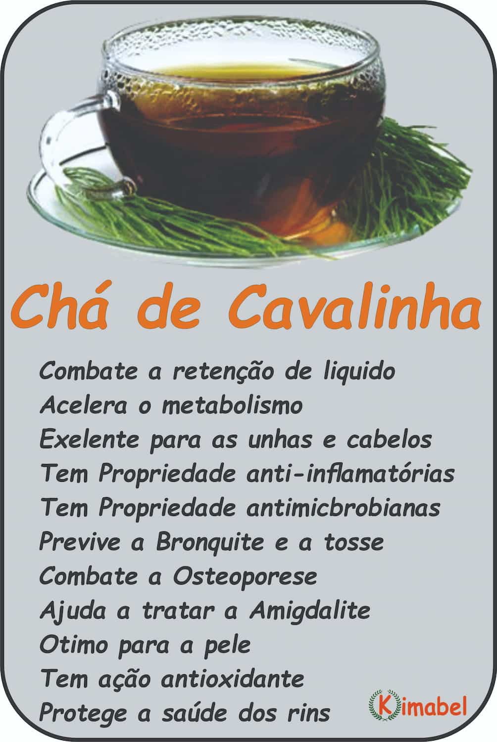 Chá de Cavalinha: Benefícios