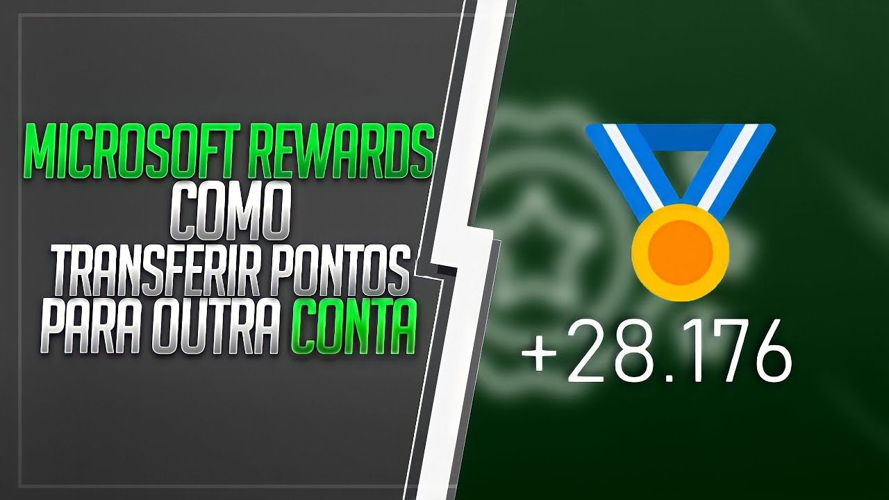 como transferir pontos microsoft rewards para outra conta?