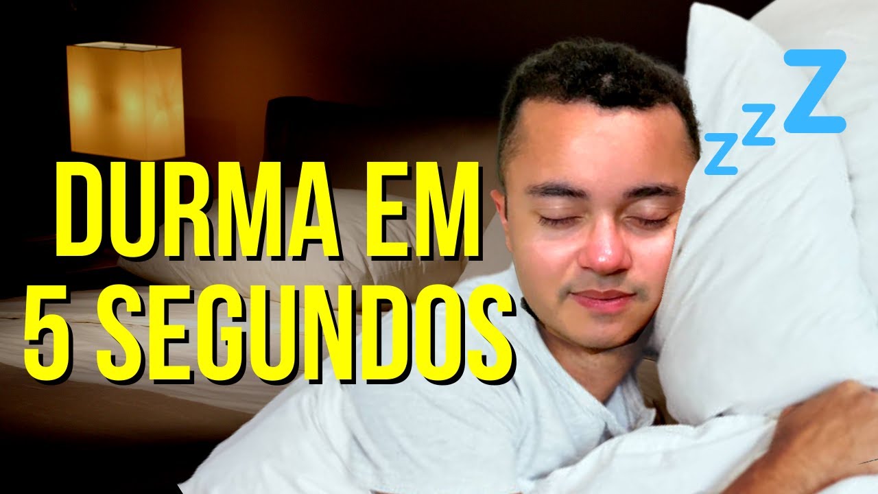 como dormir rápido em 5 segundos?