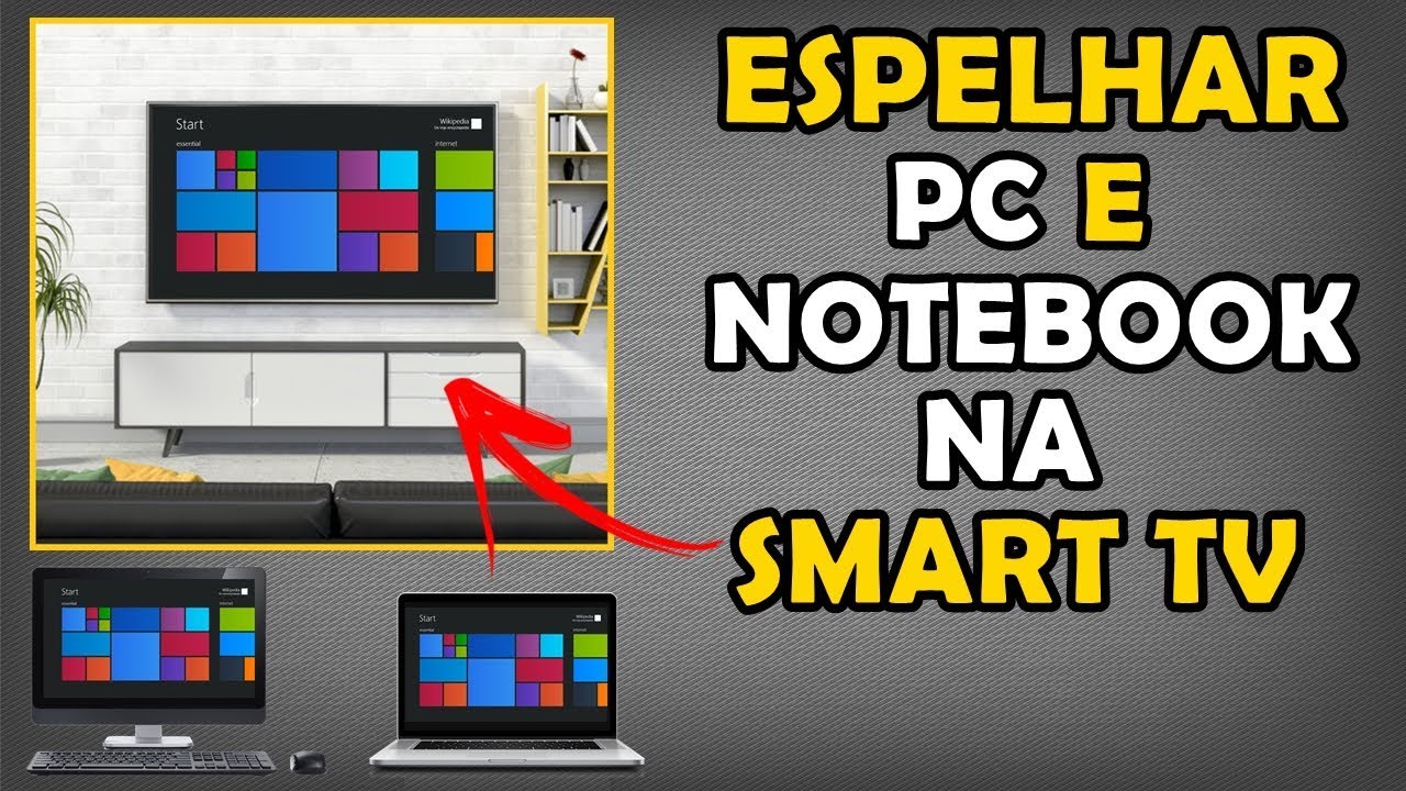 como espelhar notebook na tv?