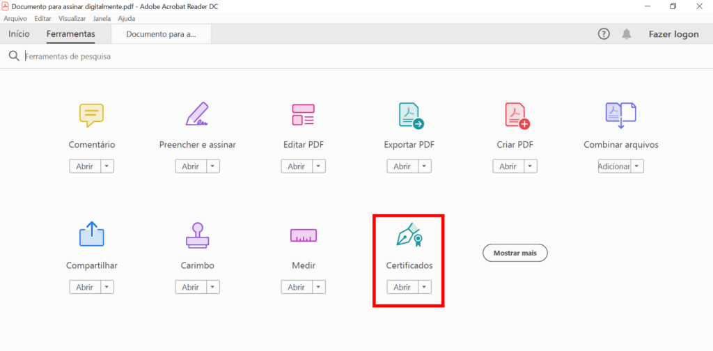 Como assinar PDF com certificado digital?