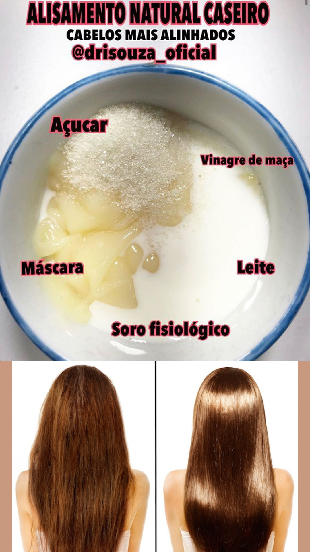 Como alisar o cabelo naturalmente?